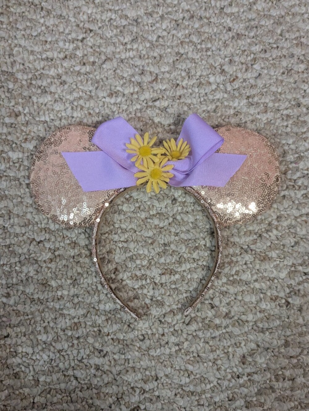 pink flowery Micky ears
